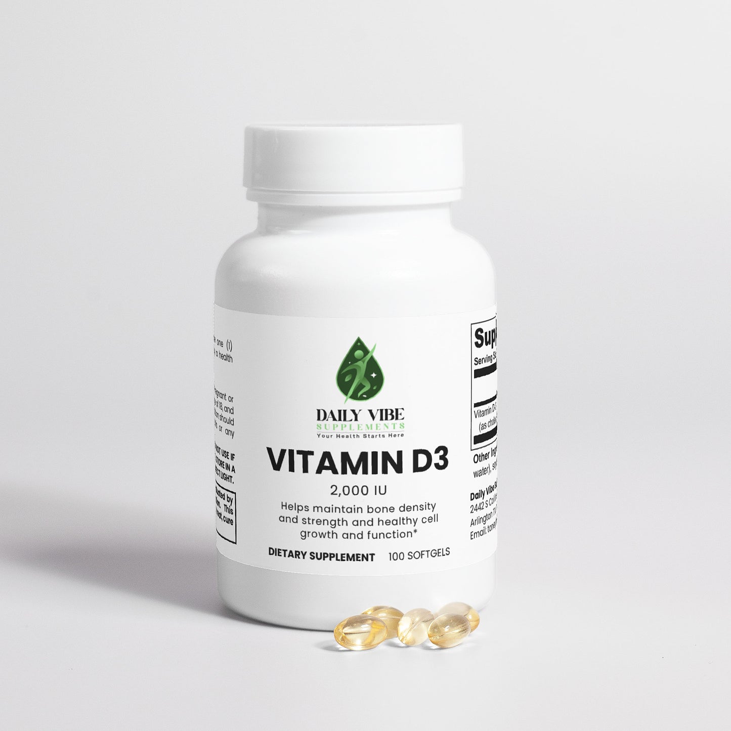 Vitamin D3 2,000 IU